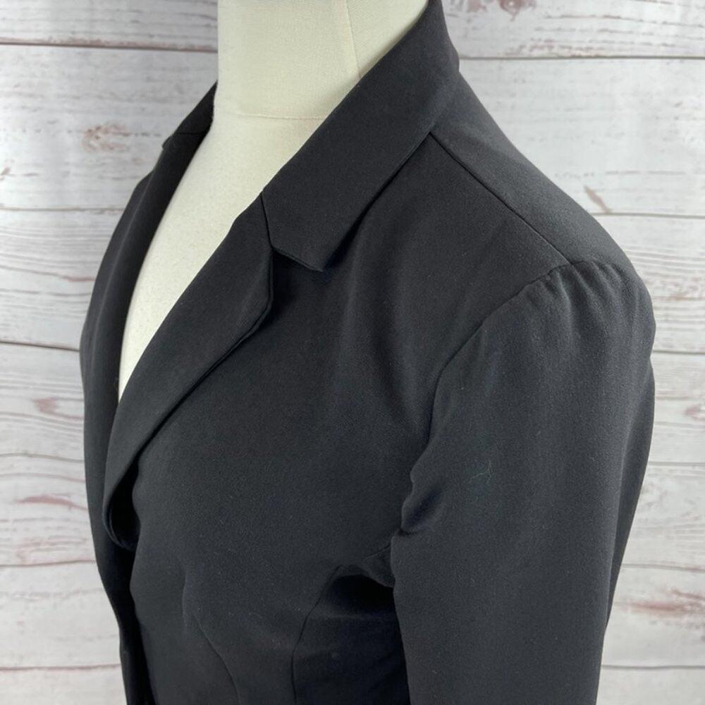 Now black jacket single button close - image 5